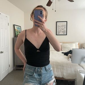 Black dressy zara tank - new with tags